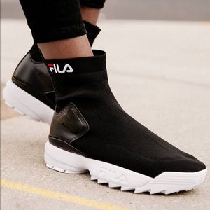 FILA disruptor sock boots // worn twice - look new